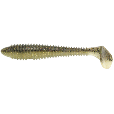 Силіконова приманка Keitech Swing Impact FAT 4.3" 6 шт/уп Gold Flash Minnow, товсте тіло, свімбейт, офсетний гачок