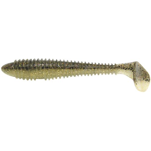 Силіконова приманка Keitech Swing Impact FAT 4.3" 6 шт/уп Gold Flash Minnow, товсте тіло, свімбейт, офсетний гачок