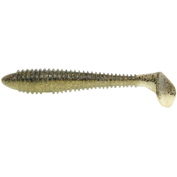 Силіконова приманка Keitech Swing Impact FAT 4.3" 6 шт/уп Gold Flash Minnow, товсте тіло, свімбейт, офсетний гачок