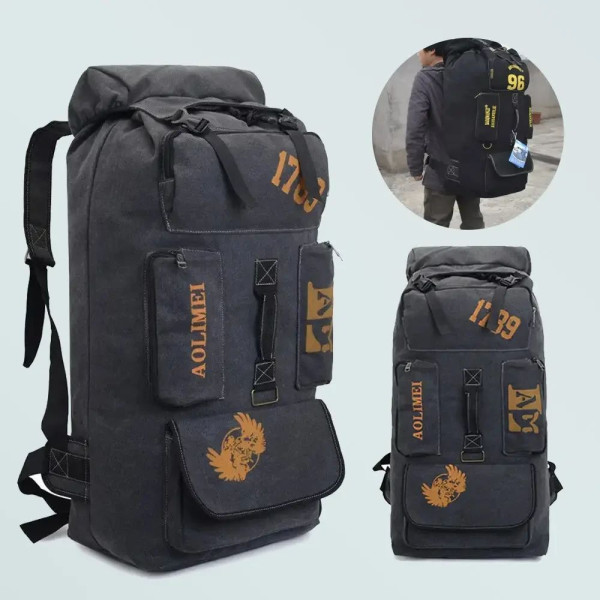 Рюкзак тактический XF1066 100L черный (82х40х27см)
