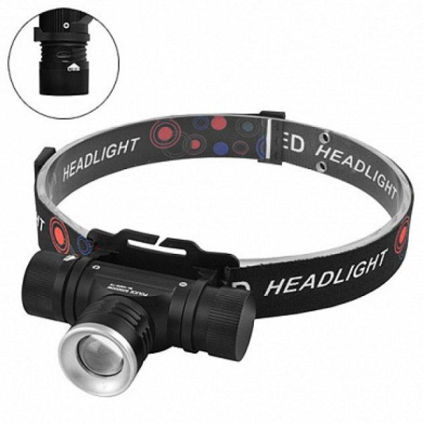 Налобный фонарь Police BL-5808 T6/WD-128.1x18650 ЗУ Micro USB