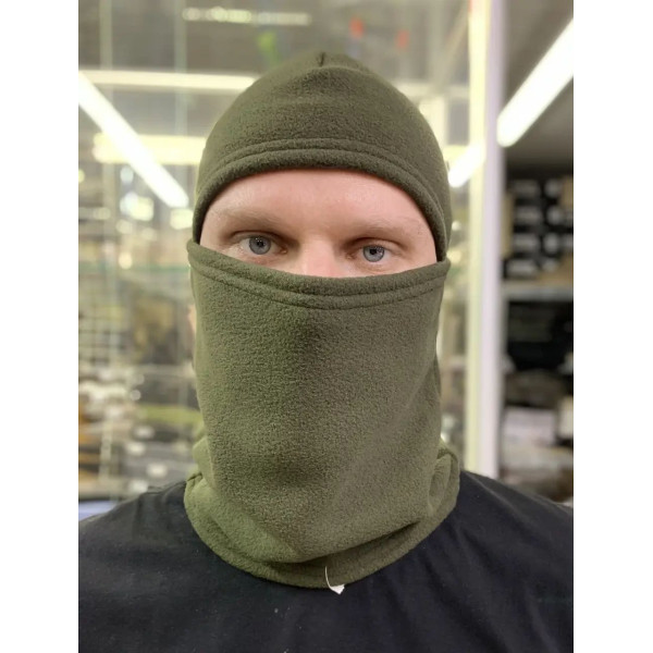 Зимова балаклава Buff (фліс) хакі