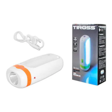 Кемпинговый фонарь Tiross TS-1894, двухрежимный, суперяркие 10 SMD светодиодов, встроенный аккумулятор 900 мАч