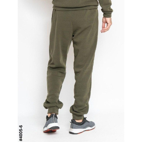 Зимние теплые мужские спортивные штаны Хаки на флисе RESALE размер 50