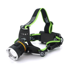 Налобный фонарь Police BL-A7-P50, 2x18650,ЗУ micro USB, Zoom