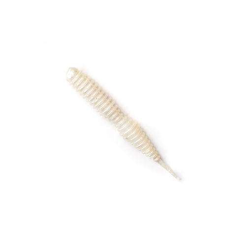 Съедобная силиконовая приманка Dagger 1.6" цвет 025, пассивный червь для окуня, судака и щуки, микроджиг, джиг