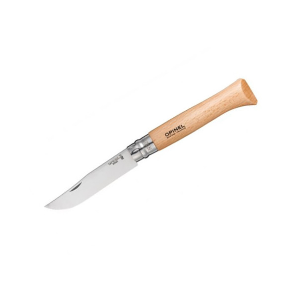 Складной нож Opinel №12 VRI, туристический, клинок 120 мм из нержавеющей стали Sandvik, рукоять бук, антикорро