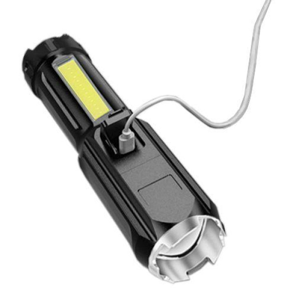 Фонарь 81022-XPE+COB ЗУ  micro USB,аккум. zoom