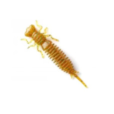 Силіконова приманка Fanatik Larva 1.6 дюйма колір 009 бабка карамель