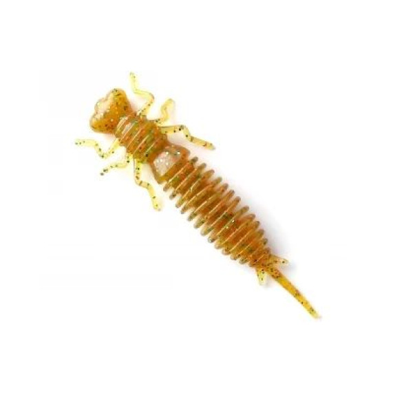 Силіконова приманка Fanatik Larva 1.6 дюйма колір 009 бабка карамель