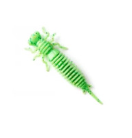 Силіконова приманка Fanatik Larva 1.6 дюйма колір 020 бабка кислотний з молоком