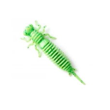 Силіконова приманка Fanatik Larva 1.6 дюйма колір 020 бабка кислотний з молоком