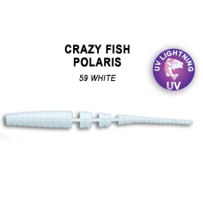 Їстівна силіконова приманка Crazy Fish Nimble 2.5" 44-65-40d-6, колір кальмар, активний рак, для окуня, щуки, судака
