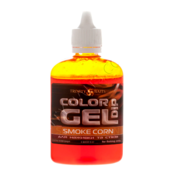Гель-дип Trinity Baits Smoke Corn 100ml, цвет рыжо-желтый