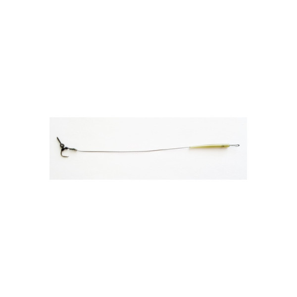Готовый поводок с винтом W4C POP UP SCREW RIG, крючок WIDE GAPE № 8