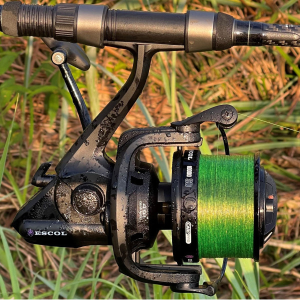 Карповая катушка Carp Pro Escol 10000 SD NEW, алюминиевая шпуля Long Cast, 11+1 подшипник, бесконечный винт