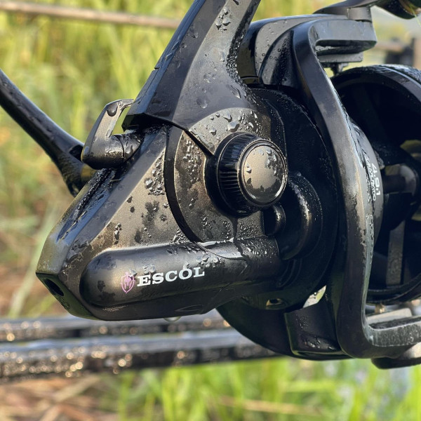 Карповая катушка Carp Pro Escol 10000 SD NEW, алюминиевая шпуля Long Cast, 11+1 подшипник, бесконечный винт