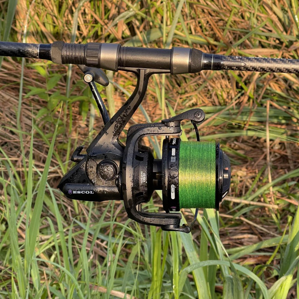 Карповая катушка Carp Pro Escol 10000 SD NEW, алюминиевая шпуля Long Cast, 11+1 подшипник, бесконечный винт