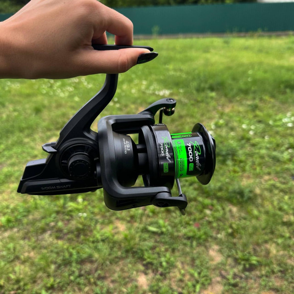 Корпусная катушка Carp Pro Rondel 7000 SD, карповая, алюминиевая шпуля Long Cast, быстрый фрикцион, 10+1
