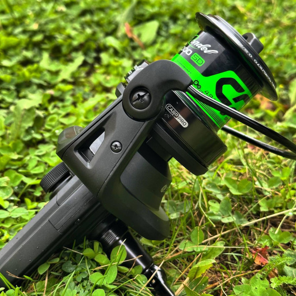 Корпусная катушка Carp Pro Rondel 7000 SD, карповая, алюминиевая шпуля Long Cast, быстрый фрикцион, 10+1