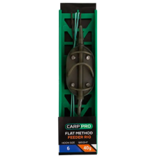 Готовая оснастка на ледкоре  "Flat Method Feeder" 1гачок №6