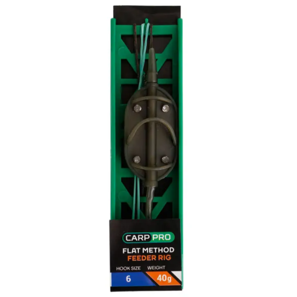 Готовая оснастка на ледкоре  "Flat Method Feeder" 1гачок №6