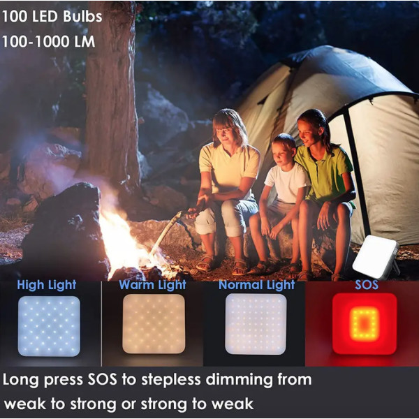 Багатофункціональний LED-ліхтар з функцією Power Bank 10000 Mah