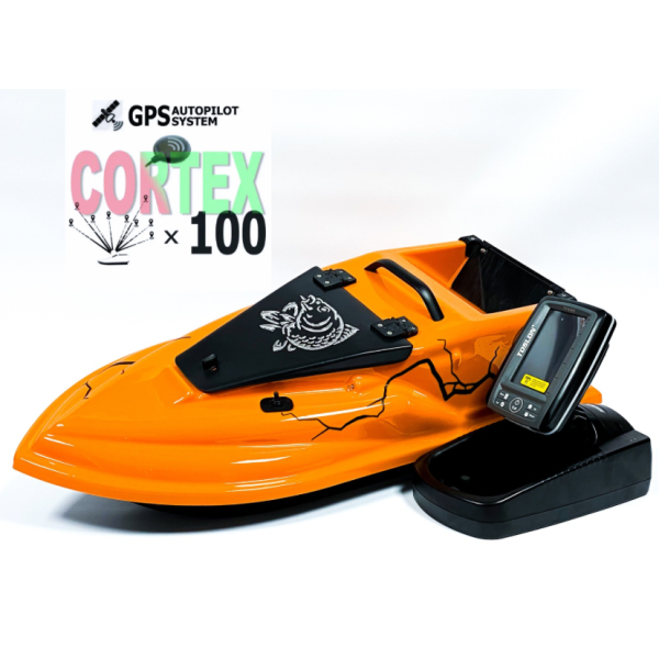 GPS Cortex 6+1 Эхолот Toslon TF520 Кораблик для рыбалки Фурия Шторм