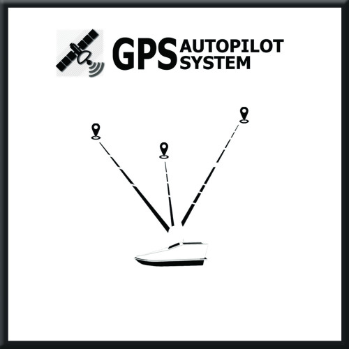 GPS (L1) автопилот первого поколения для прикормочного кораблика