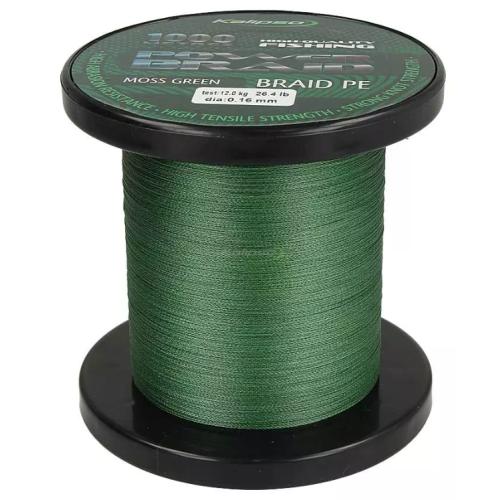 Шнур Kalipso Power Braid Moss Green 1000m 0.25mm