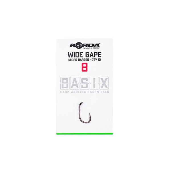 Крючки KORDA Basix Wide Gape №4 Flagman