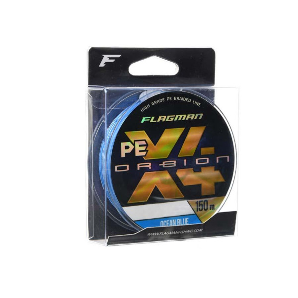 Шнур Flagman Orbion PE X-4 150m 0.12mm Ocean Blue