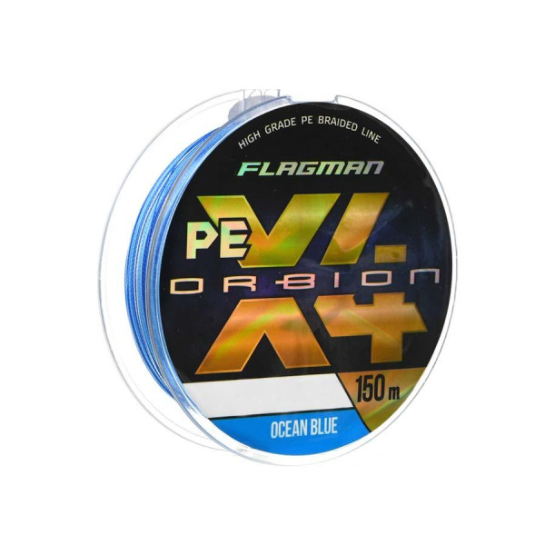 Шнур Flagman Orbion PE X-4 150m 0.14mm Ocean Blue