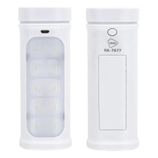 Акумуляторний ліхтар OKGO FA-7677A, 10W, портативний, з USB-зарядкою, два режими світла, підсвічування для дому та роботи