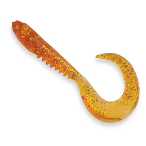 Съедобная силиконовая приманка Crazy Fish King Tail 2.5" 72-65-9-7 твистер для щуки, окуня, судака