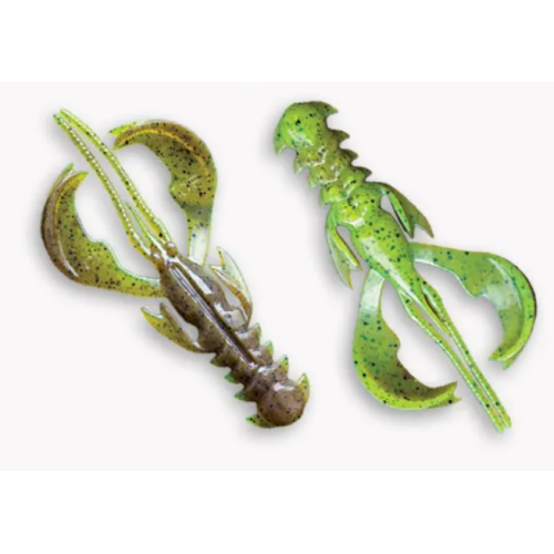 Їстівна силіконова приманка Crazy Fish Nimble 2.5" 44-65-4d-6, колір кальмар, активний рак, для окуня, щуки, судака, джиг, мікродж