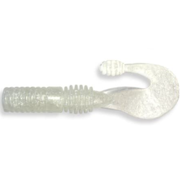 Їстівна силіконова приманка Crazy Fish Powertail 2.8" 4-70-5-5 часник, твістер з обтяженим хвостом, високочастотна гра, для хижої