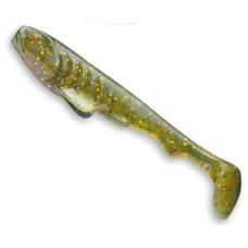 Їстівна силіконова приманка Crazy Fish Tough 2" 71-50-1-6, віброхвіст для щуки, окуня та судака, активний кальмар