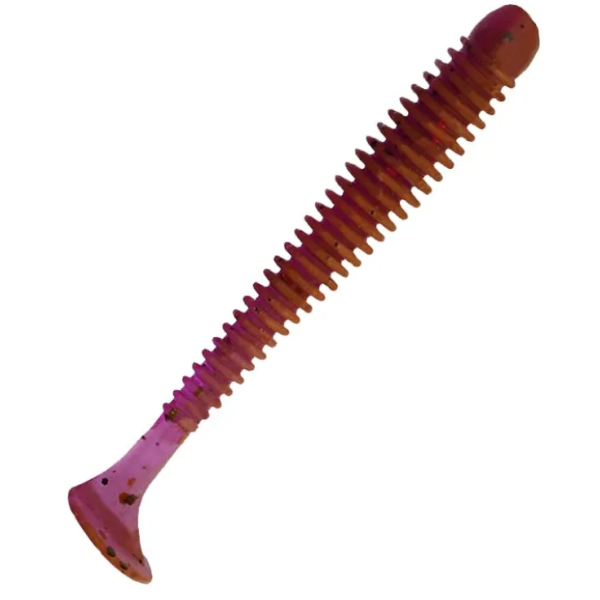 Съедобная силиконовая приманка Crazy Fish Vibro worm 2.5'' 81-65-12-6 кальмар