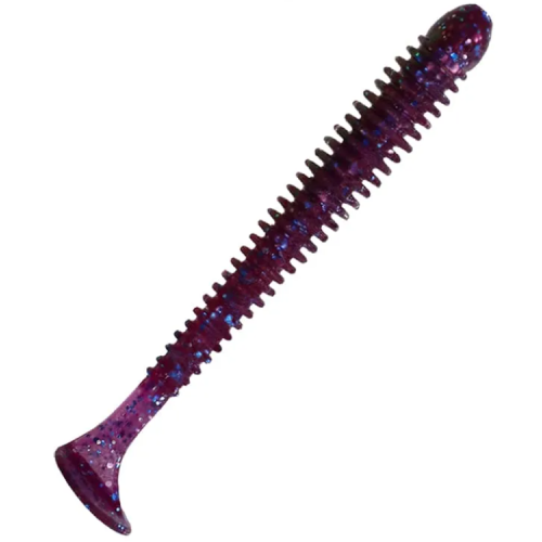 Їстівна силіконова приманка Crazy Fish Vibro worm 2.5' 81-65-98-6 кальмар