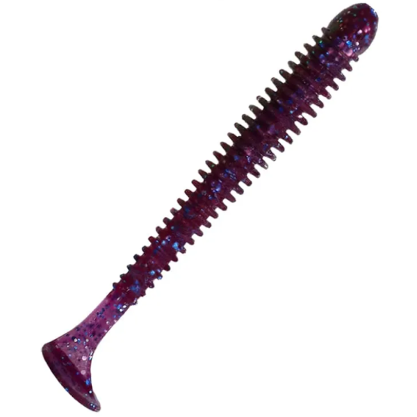 Їстівна силіконова приманка Crazy Fish Vibro worm 2.5' 81-65-98-6 кальмар