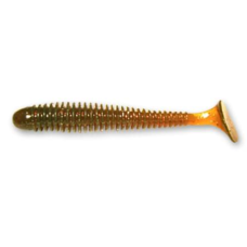 Їстівна силіконова приманка Crazy Fish Vibro Worm 3.4" (8.5 см, 12-85-10-6) для щуки, окуня, судака, кальмар