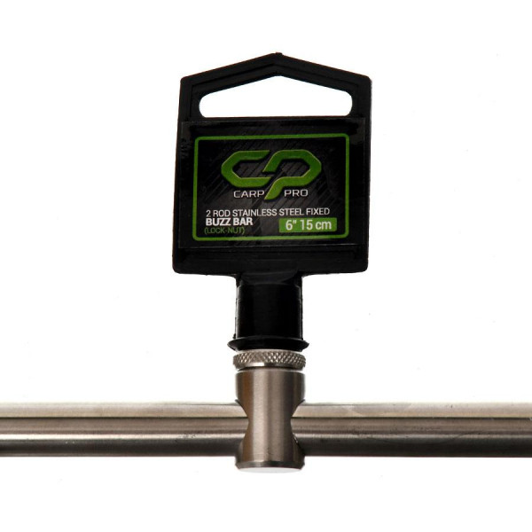 Буз-бар Carp Pro на 2 вудлища 2 Rod Stainless Steel Fixed Buzz Bar 6" 15см