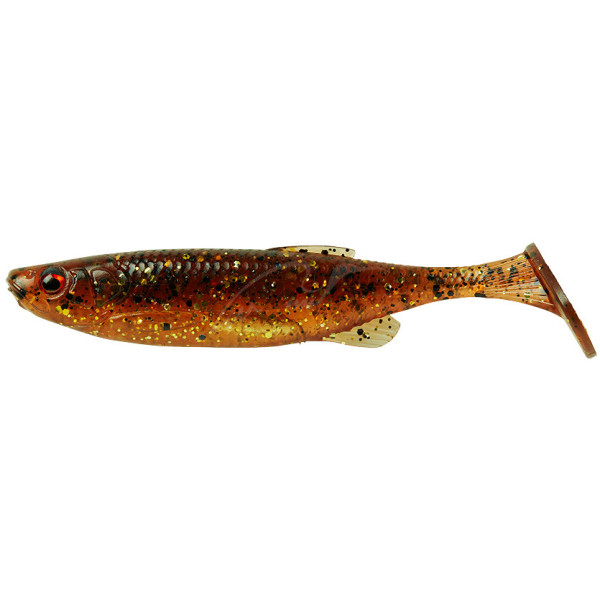 Силиконовая приманка Savage Gear Fat Minnow T-Tail 105 mm 11.0g Motoroil UV