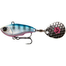 Блесна Тейл-спиннер Savage Gear Fat Tail Spin 55 mm 9.0gr Blue Silver Pink