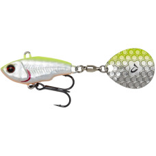 Блесна Тейл-спиннер Savage Gear Fat Tail Spin 55 mm 9.0gr Lemon Back Flash