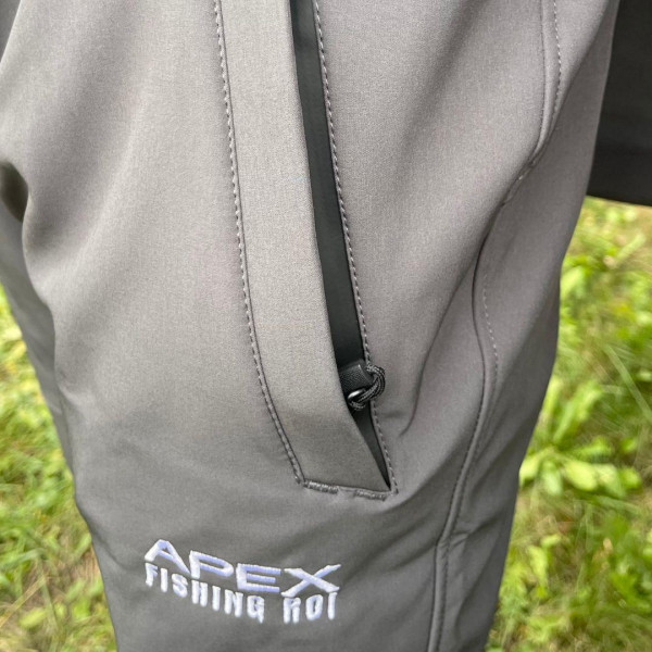 Костюм для риболовлі Apex OUTDOOR Softshell FR сірий M