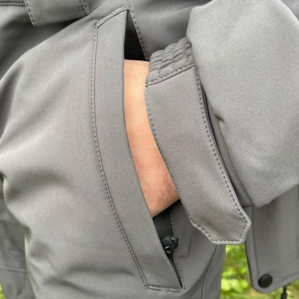 Костюм для риболовлі Apex OUTDOOR Softshell FR сірий M