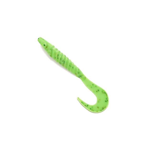 Силиконовая приманка Bulava Twister 2.9 дюйма цвет 020 на щуку, судака, сома
