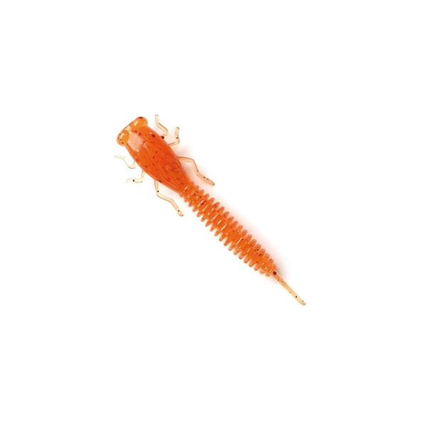 Силіконова приманка X-Larva 2" (50 мм) колір 017, на хижака, 8 шт, для окуня, судака та щуки, мікроджиг, уловиста приманка